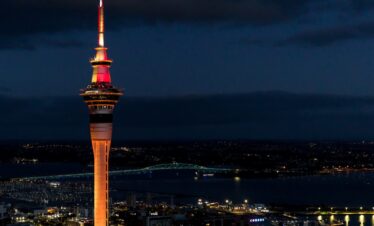 Auckland city and Sky Tower