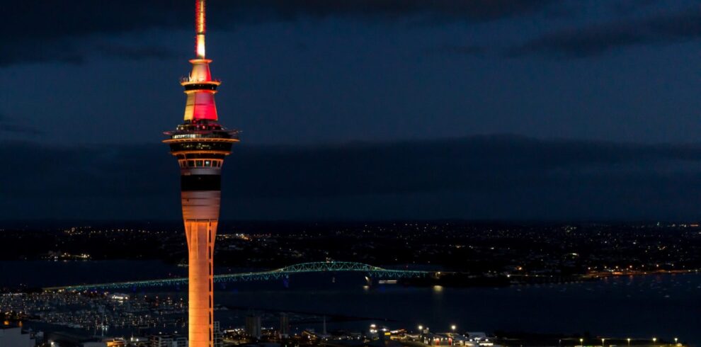 Auckland city and Sky Tower